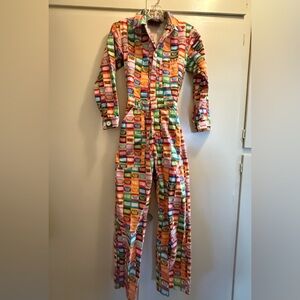 Big Bud Press • Warped Logo Everyday Jumpsuit • Size XXS